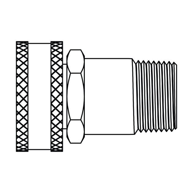 4044 - 12 - 04 GHT Swivel to Pipe, Brass - GetHydraulics.com