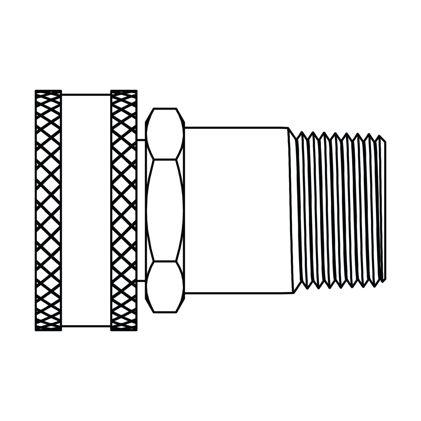 4044-12-04 GHT Swivel to Pipe, Brass