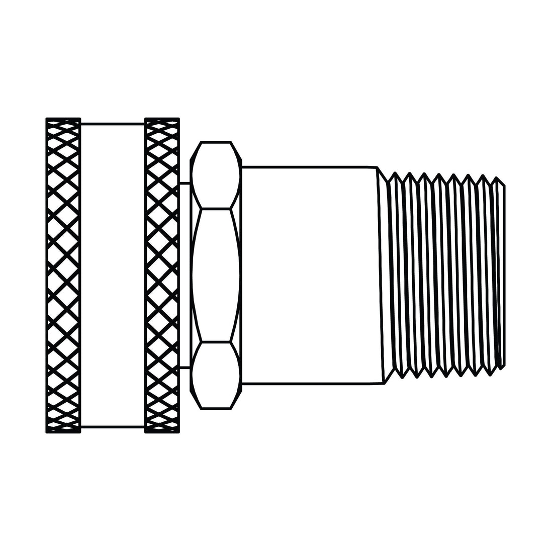 4044-12-06 GHT Swivel to Pipe, Brass