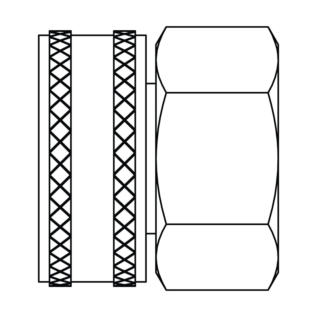 4045 - 12 - 12 GHT Swivel to Pipe, Brass - GetHydraulics