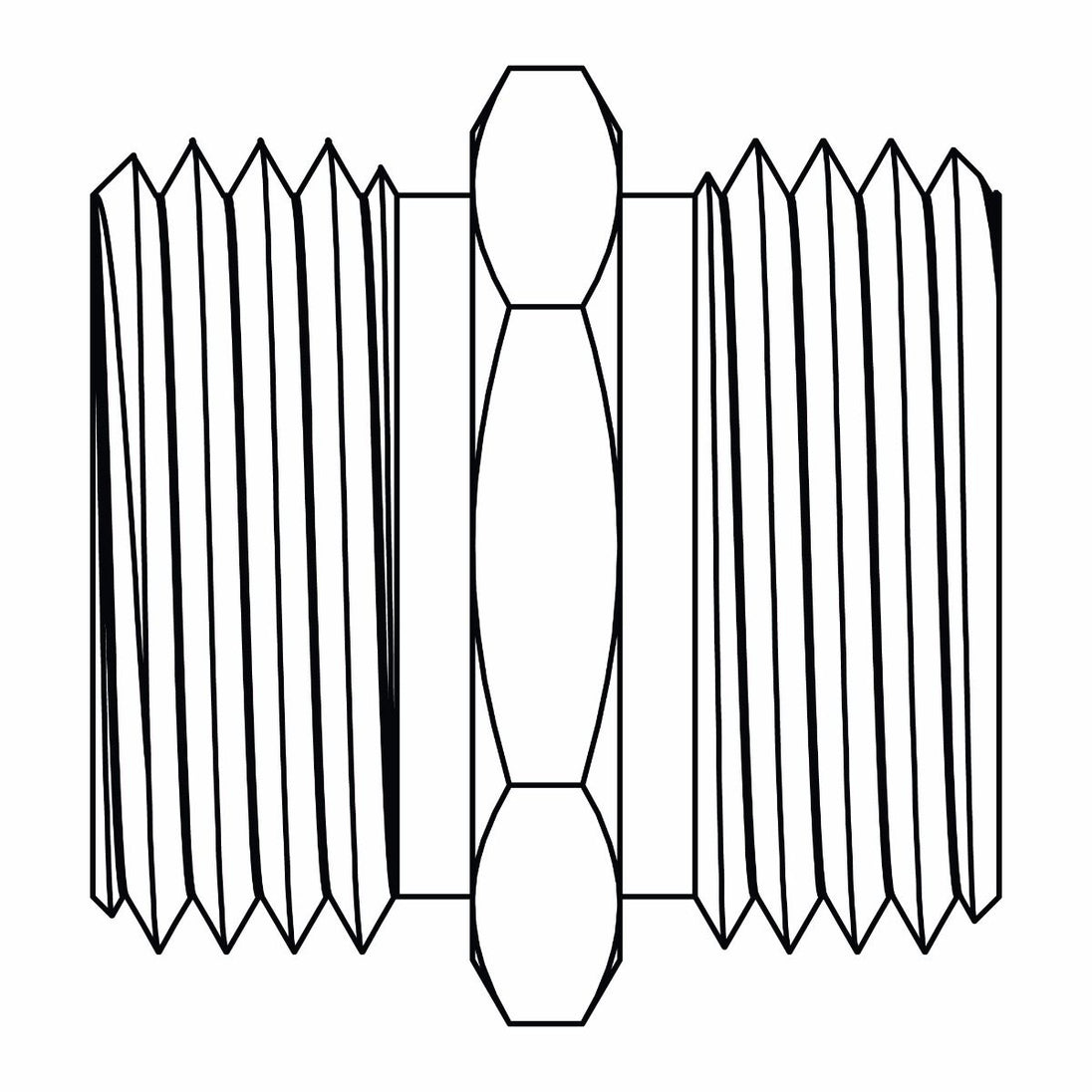 4050-12-12 Male GHT Swivel Union, Brass