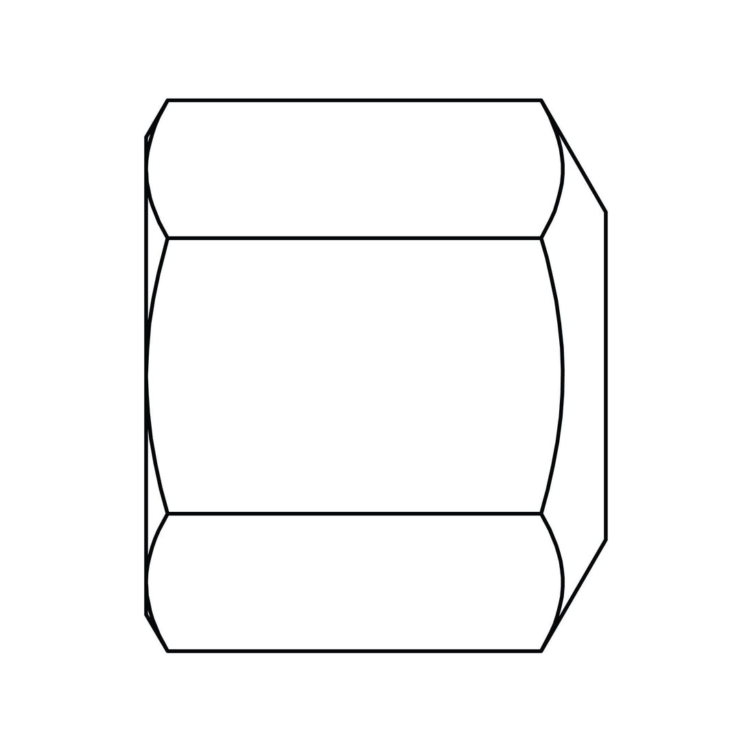 40C - 05 SAE 45° Cap, Brass - GetHydraulics