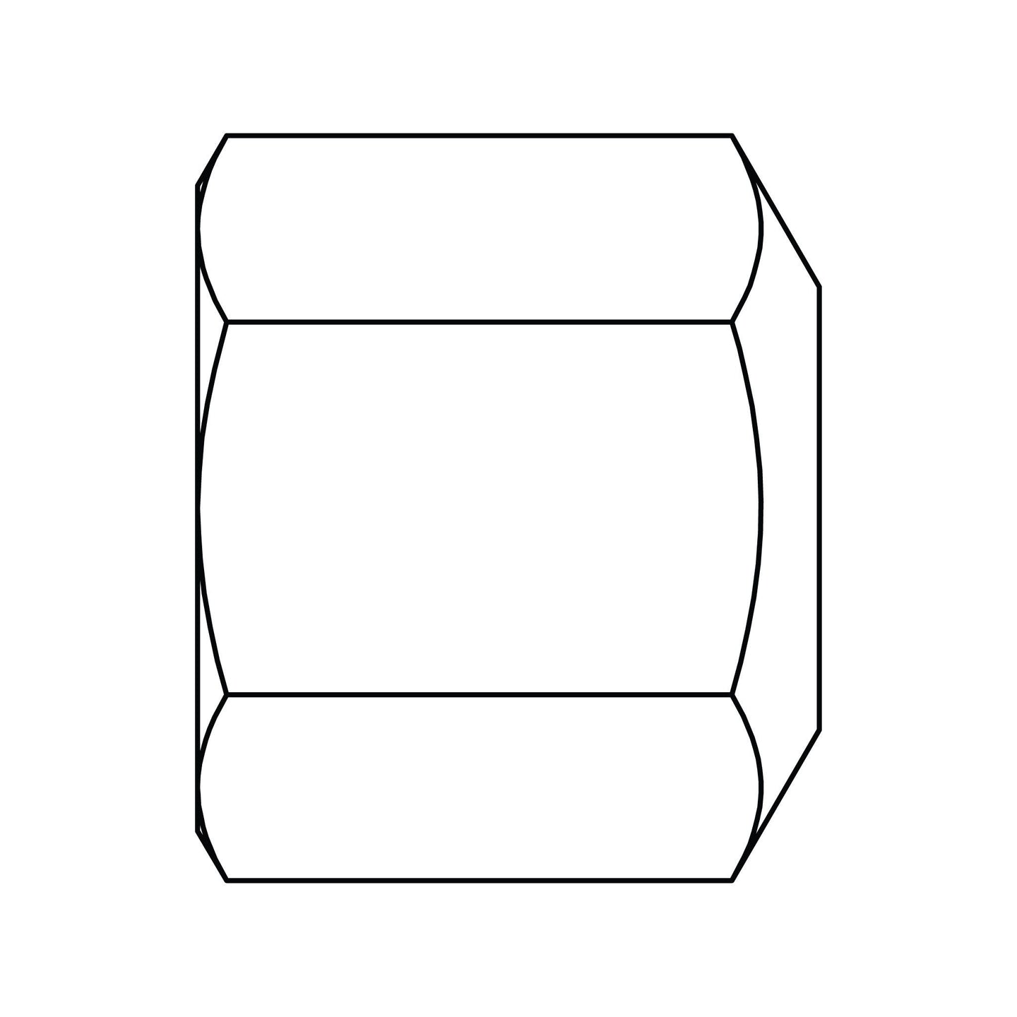 40C - 05 SAE 45° Cap, Brass - GetHydraulics