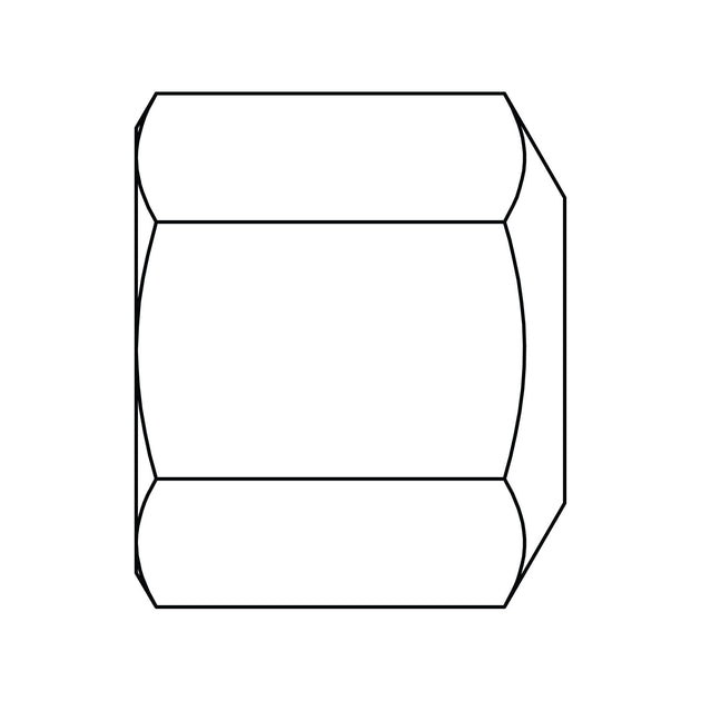 40C - 06 SAE 45 Cap, Brass - GetHydraulics.com