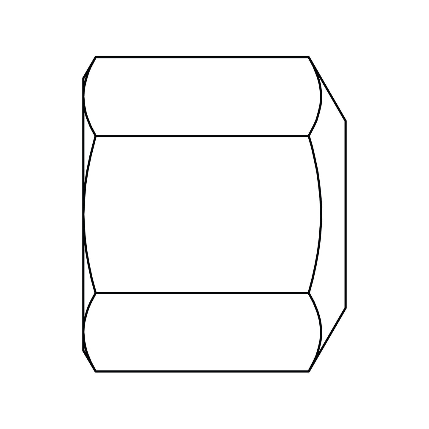 40C-03 SAE 45° Cap, Brass