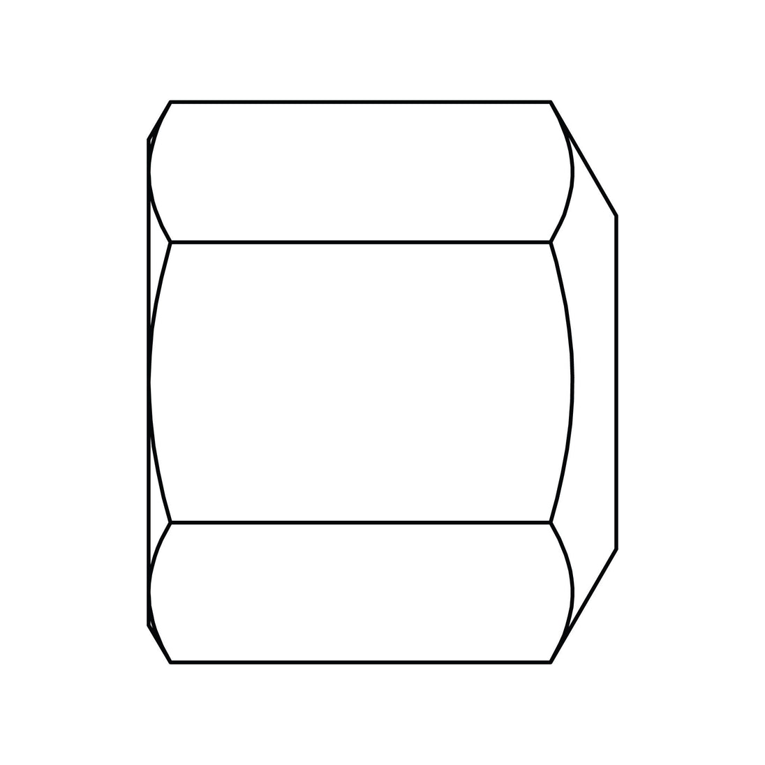40C-12 SAE 45° Cap, Brass