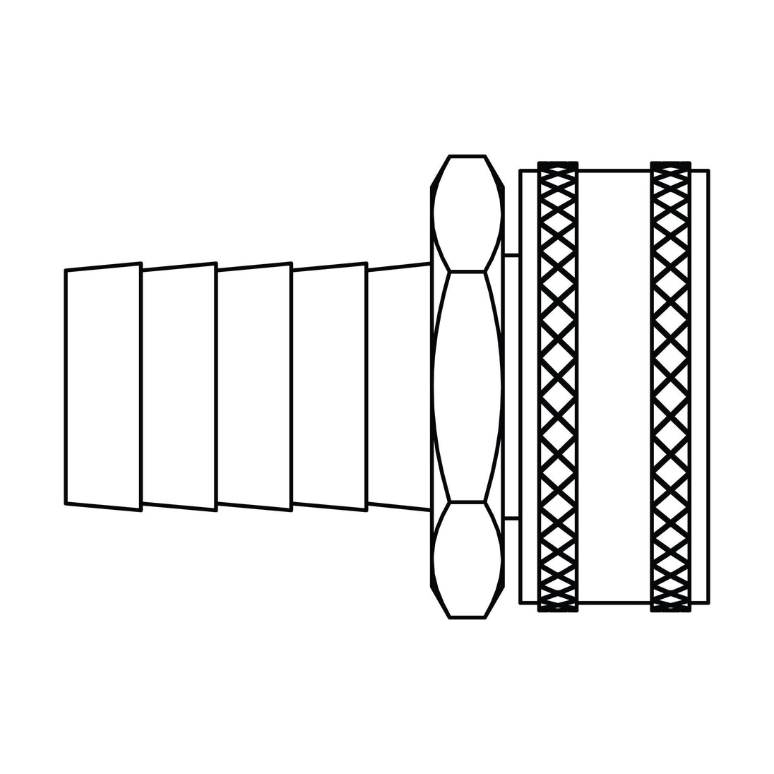 4145-08-12 Garden Hose Barb (GHB) to GHT, Brass