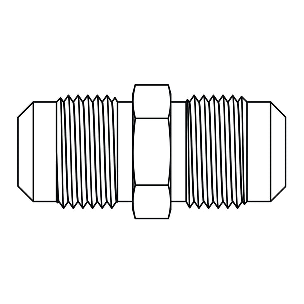 42-02-02 SAE 45° Tube Union, Brass