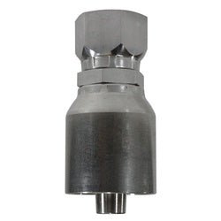 43 Series SS43 - 04 - 04BSP Swivel Adapter, 1/4 - in Hose x 1/4 - in Female BSPP Swivel, 316 Stainless Steel - GetHydraulics.com