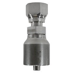 43 Series SS43 - 06 - 06FORFS - L Long Adapter, 3/8 - in Hose x 3/8 - in Female O-Ring Face Seal, 316 Stainless Steel - GetHydraulics.com