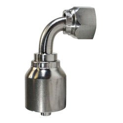 43 Series SS43 - 06 - 06FORFS90 90 - deg Short Drop Elbow, 3/8 - in Hose x 3/8 - in Female O-Ring Face Seal, 316 Stainless Steel - GetHydraulics.com