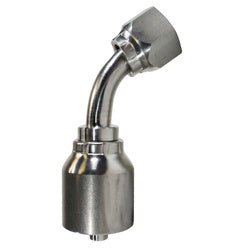 43 Series SS43 - 08 - 08FORFS45 45 - deg Elbow, 1/2 - in Hose x 1/2 - in Female O-Ring Face Seal, 316 Stainless Steel - GetHydraulics.com