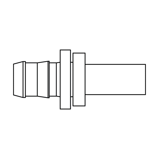 4320-04-03 Push-on Barb to Standpipe, Brass