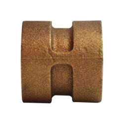 43419 Coupling, 2 - 1/2 in FPT x 2 - 1/2 in FPT, Bronze - GetHydraulics.com