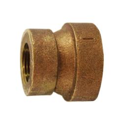 43442 Reducing Coupling, 1 in FPT x 3/4 in FPT, Bronze - GetHydraulics.com