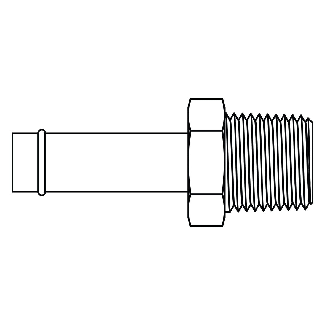 4404 - 04 - 04 Beaded Hose to Pipe - GetHydraulics.com