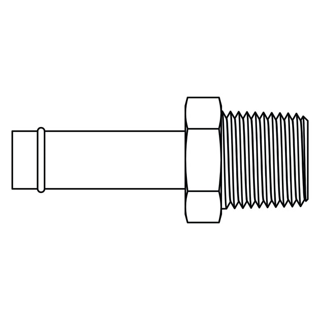 4404 - 24 - 20 Beaded Hose to Pipe - GetHydraulics.com