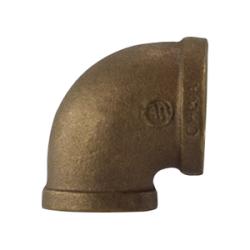 44137 90 deg Reducing Elbow, 1 - 1/2 in FPT x 1 in FPT, Bronze - GetHydraulics.com