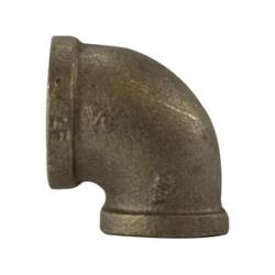 44138LF 90 deg Reducing Elbow, 1 - 1/2 in FPT x 1 - 1/4 in FPT, Bronze - GetHydraulics.com