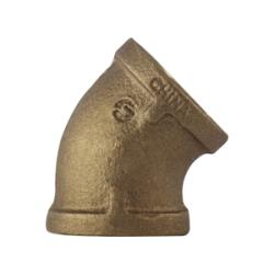 44188 45 deg Elbow, 2 in FPT x 2 in FPT, Bronze - GetHydraulics.com