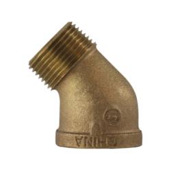 44202 45 deg Street Elbow, 3/8 in MPT x 3/8 in FPT, Bronze - GetHydraulics.com