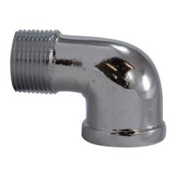 45165LFCP 90 deg Street Elbow, 1 in FPT x 1 in MPT, Bronze, Chrome - Plated - GetHydraulics.com