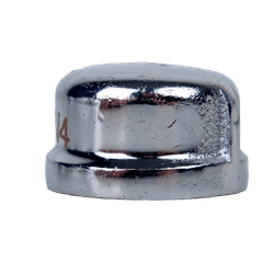 45473LFCP Cap, 1/2 in FPT, Bronze, Chrome - Plated - GetHydraulics.com