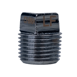 45655LFCP Cored Plug, 1 in MPT, Bronze, Chrome - Plated - GetHydraulics.com