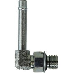 4601NWO8 90 - deg Beaded Elbow, 1/2 - in Beaded Stem x 1/2 - in Male Adjustable O-Ring Boss - GetHydraulics.com
