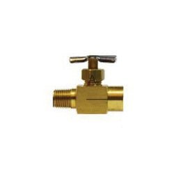 46060B Needle Valve, 1/8 x 1/8 in Nominal, MPT x FPT, 150 psi Pressure, - 45 to 250 deg F - GetHydraulics.com