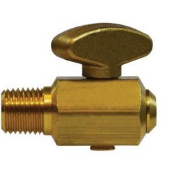 46066 Drain Cock, 1/4 in Nominal Pipe, MIP, Brass Body - GetHydraulics.com