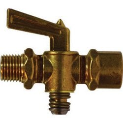46069 Shut - Off Cock, 1/4 in Nominal Pipe, MIP x FIP, Brass Body - GetHydraulics.com