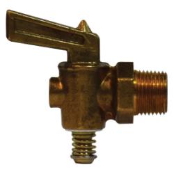 46070 Drain Cock, 1/8 in Nominal Pipe, MIP, Brass Body - GetHydraulics.com