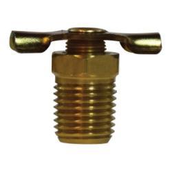 46075 Drain Cock, 1/4 in Nominal Pipe, MIP, Brass Body - GetHydraulics.com