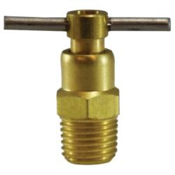 46080 Drain Cock, 1/8 in Nominal Pipe, MIP, Brass Body - GetHydraulics.com