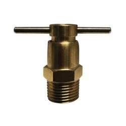46082 Drain Cock, 3/8 in Nominal Pipe, MIP, Brass Body - GetHydraulics.com