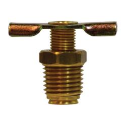 46087 Drain Cock with External Seat, 3/8 in Nominal Pipe, MIP, Brass Body - GetHydraulics.com