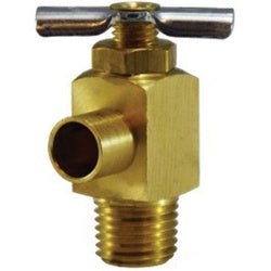 46089 Bibb Needle Valve, 3/8 x 1/4 in Nominal, Compression x MPT, 150 psi Pressure - GetHydraulics.com