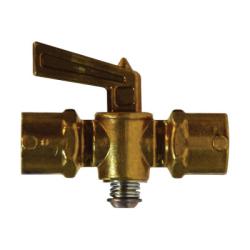 46152 Shut - Off Cock, 1/4 in Nominal, FIP, Forged Brass Body - GetHydraulics.com