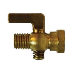46378 Air Cock, 1/2 in Nominal, MIP x FIP, Lever, Hex, Brass Body - GetHydraulics.com