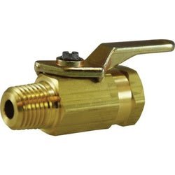 46443 Miniature Ball Valve, 1/4 in Nominal, MNPT x FNPT, 2 - Port/Way, 250 psi Pressure - GetHydraulics.com