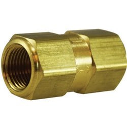 46511 High Pressure Check Valve, 3/8 in Nominal, FIP x FIP, Brass Body, Import - GetHydraulics.com