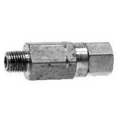 46516 High Pressure Check Valve, 1/4 in Nominal, MIP x FIP, Brass Body, Domestic - GetHydraulics.com
