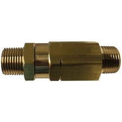 46519 High Pressure Check Valve, 3/8 in Nominal, MIP x MIP, Brass Body, Import - GetHydraulics.com