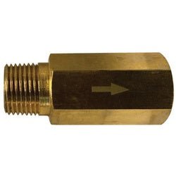 46523 Marine Anti - Siphon Valve, 1/4 x 1/4 in Nominal, MIP x FIP, Brass Body - GetHydraulics.com