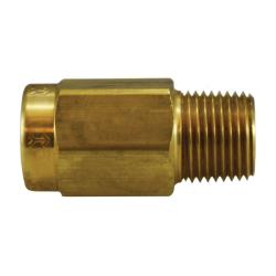 46568 Check Valve, 1/2 in Nominal, FPT x MPT, Brass Body, Domestic - GetHydraulics.com