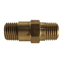46571 Check Valve, 1/4 in Nominal, MPT x MPT, Brass Body, Import - GetHydraulics.com
