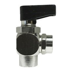 46670 90 deg Mini Angle Ball Valve, 1/8 x 1/8 in Nominal, FNPT x FNPT, 250 psi Pressure - GetHydraulics.com
