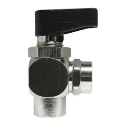 46672 90 deg Angle Mini Ball Valve, 3/8 in Nominal, FIP x FIP, 250 psi Pressure - GetHydraulics.com
