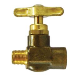 46768 Needle Valve, 1/8 in Nominal, MIP x FIP, Brass Body - GetHydraulics.com